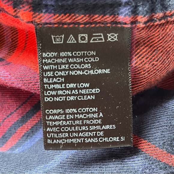 Urban Outfitters BDG Plaid Flannel Shirt Button Down Casual Shirt Top Sz S - Picture 7 of 15